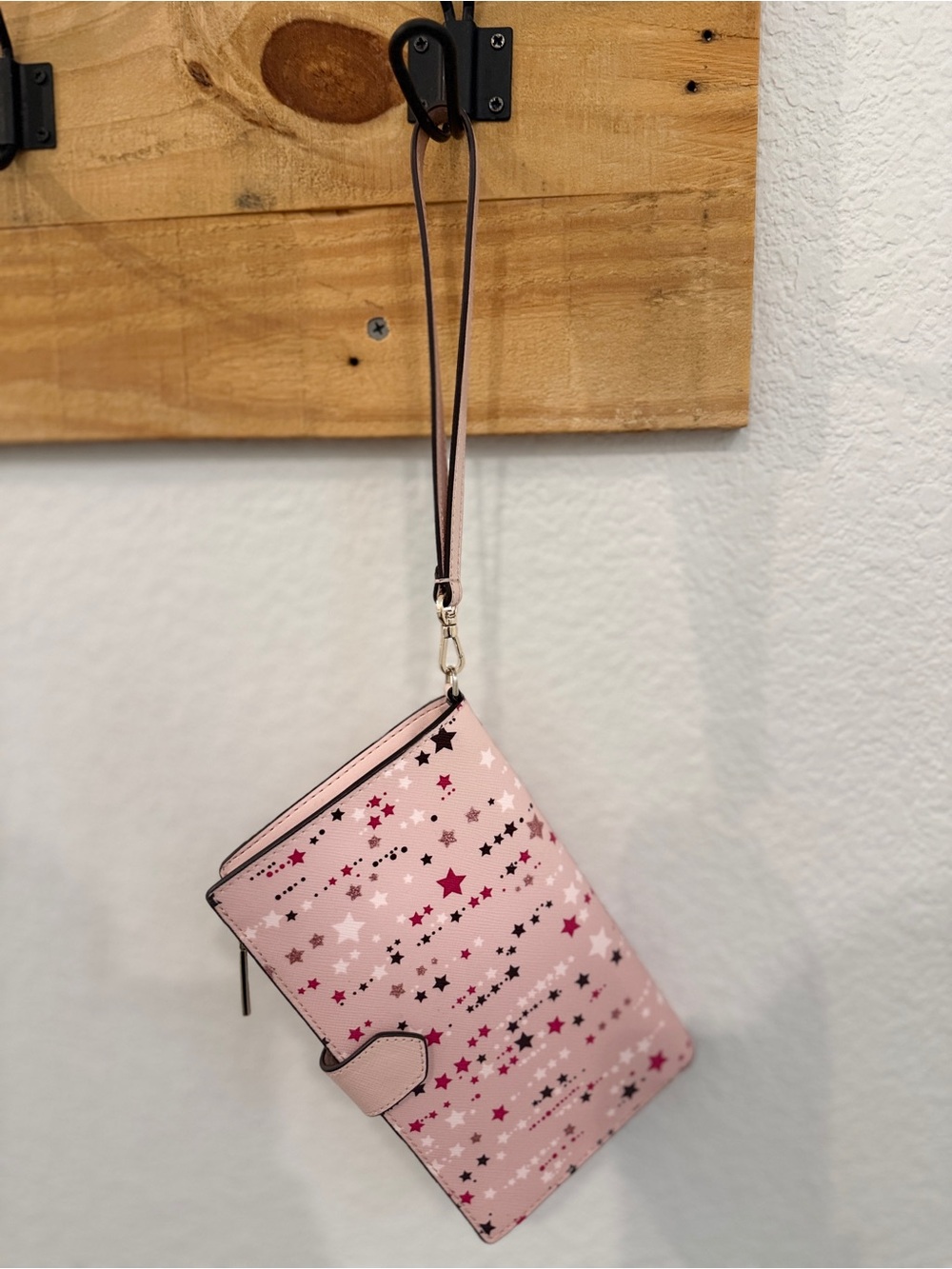 โจ Kate Spade New York Staci Twinkle Stars Phone Wallet Wristlet - Picture 8 of 9
